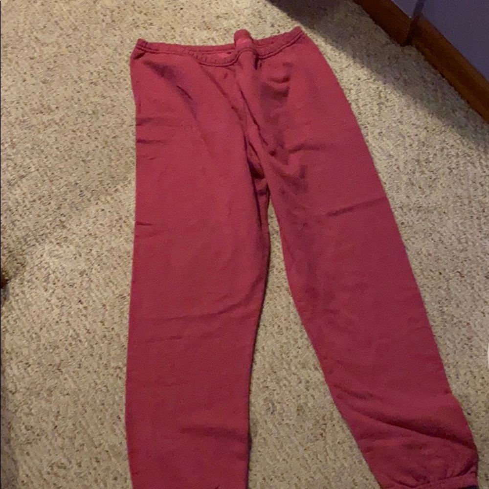 Pink sweats